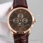 Swiss Copy Audemars Piguet Jules Audemars Watches 41mm Brown Dial Rose Gold